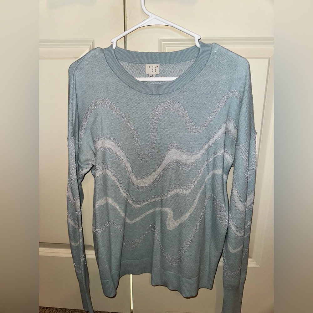 A New Day Light Blue Sweater